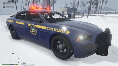 GTA 5 Live PD New York State Police Catching Speeders Snow Patrol