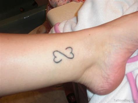 54 Adorable Heart Tattoo On Ankle