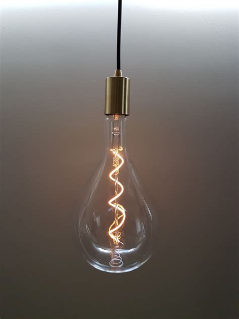 The Vintage Edison A165 4W Dimmable Spiral Filament LED Is The Standard