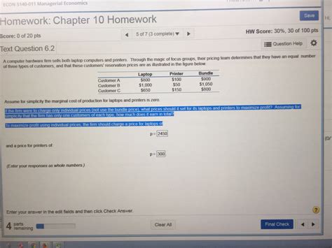 Solved Econ Managerial Economics Hi Homework Chegg