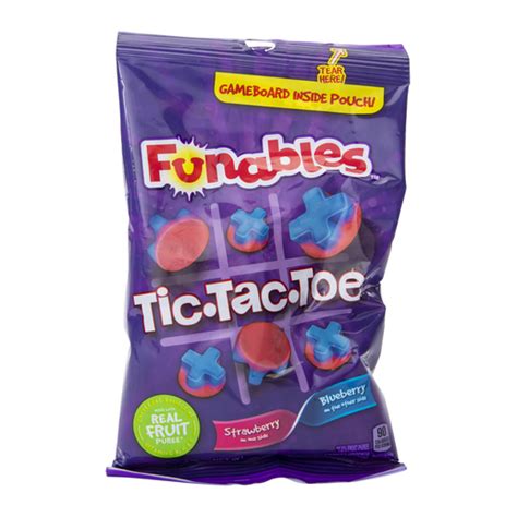 Funables™ Tic Tac Toe Fruit Snack Game 3 75oz Five Below Let Go And Have Fun