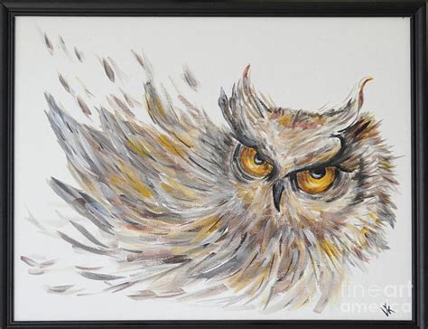 Abstract Owl Painting - Painting Photos