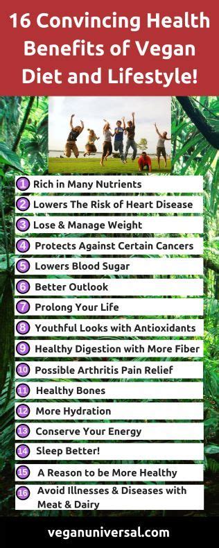 16 Health Benefits Of Vegan Diet And Lifestyle Vegan Universal