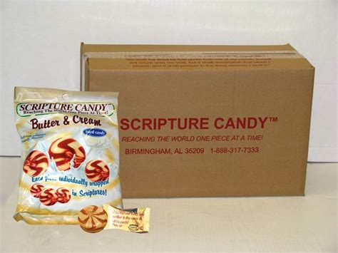 Butter And Cream Scripture Candy Case Scripture Candy Christian Candy