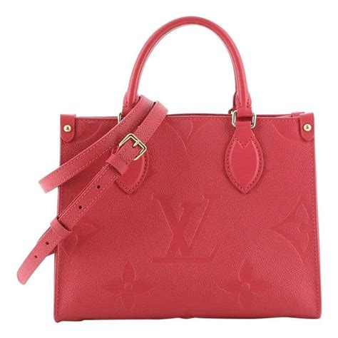 Louis Vuitton Onthego Tote Monogram Empreinte Giant Pm At 1stdibs