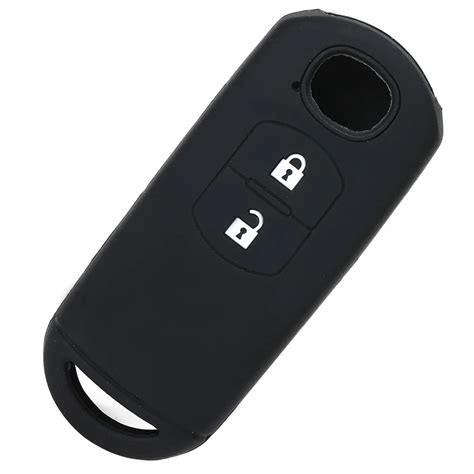 Mayitr 1pc 2 Button Remote Fob Key Protector Durable Silicone Key Case