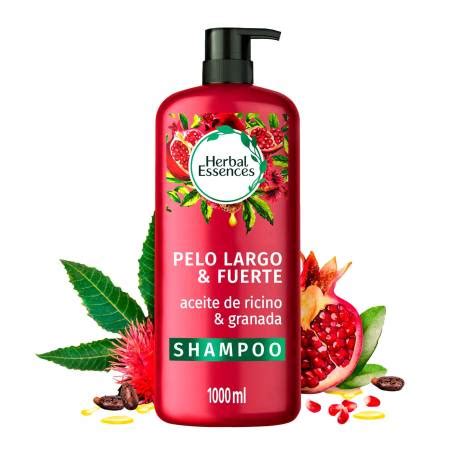 Shampoo Herbal Essences Aceite De Ricino Y Granada 1 L Sam S Club