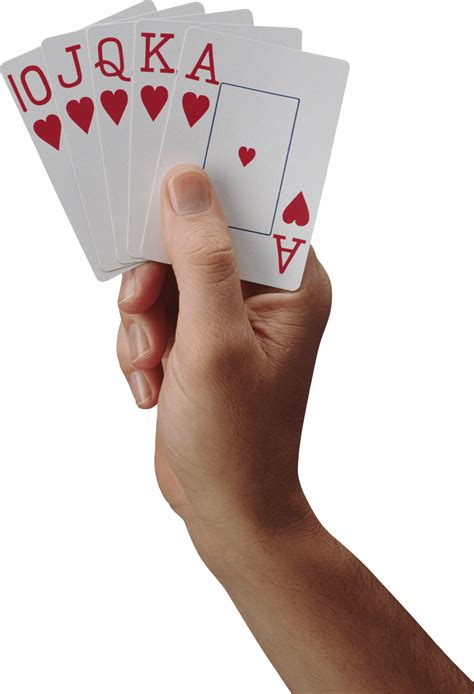 Hand Holding Cards Transparent PNG StickPNG