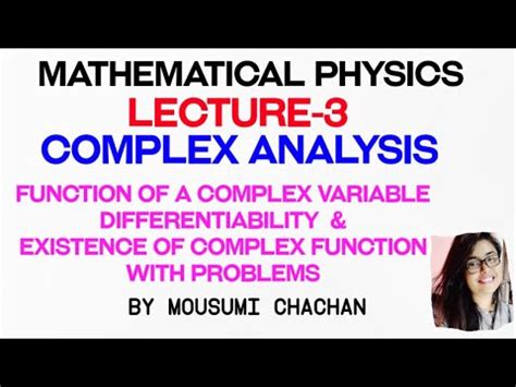 Existentence Differentiability Of Complex Function With Examples