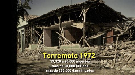 Se cumplen 48 años del terremoto de Managua en 1972