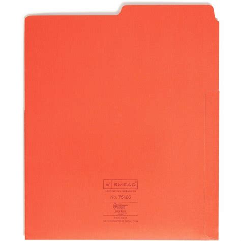 Smead Organized Up Heavyweight Vertical File Folder Top Tab Colored