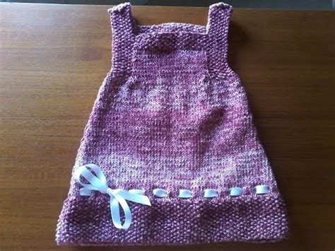 Tuto Tricot Layette Tricoter Une Robe D T Pour B B Au Point De Riz