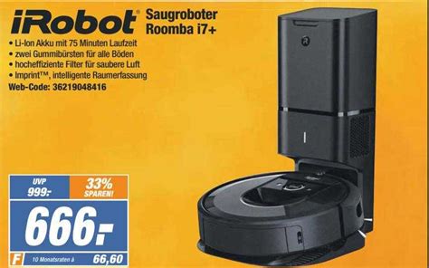 Irobot Saugroboter Roomba I7 Angebot Bei Expert