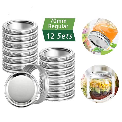 Masontops Multi Top - 2 Pack - Wide Mouth Mason Jar Lids With Easy Pour