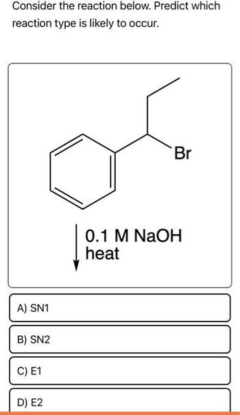 Answered Consider The Reaction Below Predict Which Reaction Type Is