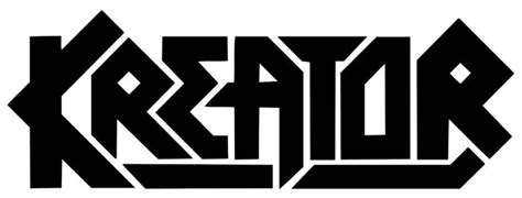 02 17 Kreator Logo1 Vector Logo Metal Band Logos Typography