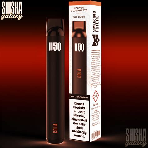 DC RAF 1150 by Raf Camora Cola 700 Züge Nikotin 20 mg Shisha