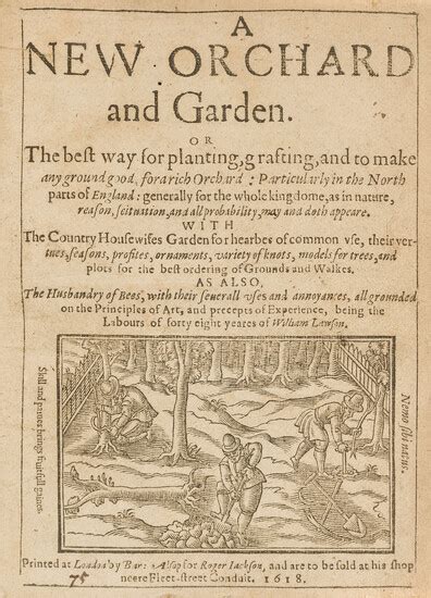 Lawson (William) A New Orchard and Garden. Or The best way for...