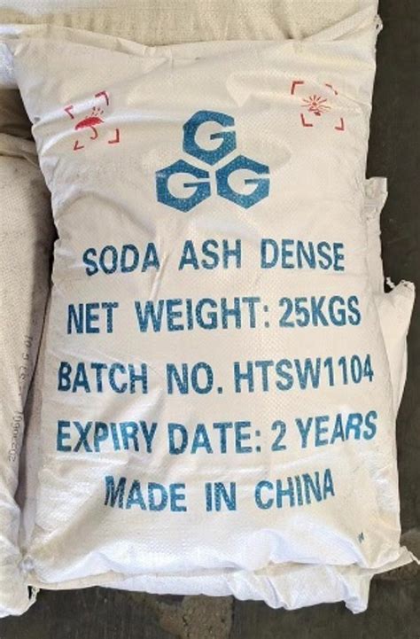 Na Co Sodium Carbonate Soda Ash Light Soda Ash Dense Min China