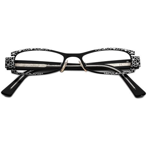 Jean Lafont Eyeglasses Tango 017 Black Rectangular Frame France 47[]16 140 Eyeglass Frames