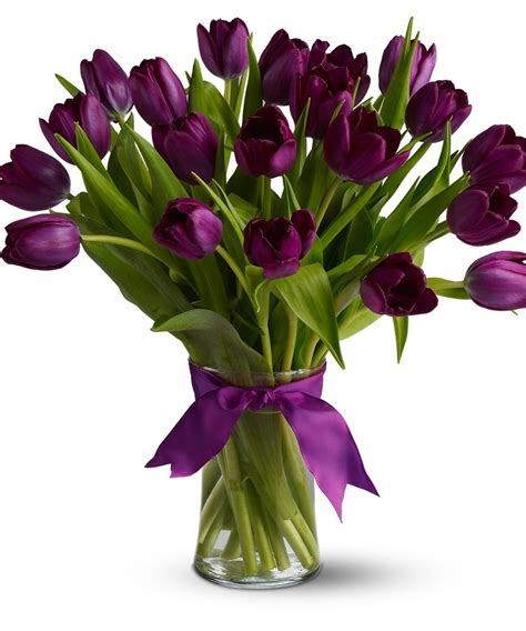 20 Violet Tulips - Send Holland Tulips Manila Philippines Florist