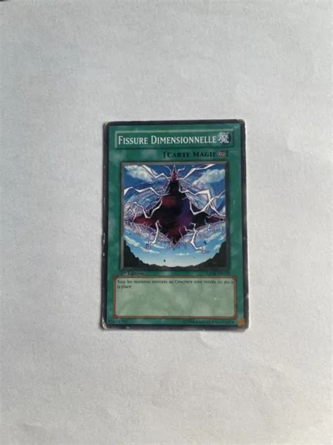 CARTE YU GI OH Fissure dimensionnelle SDDE FR028 1ère édition EUR 6