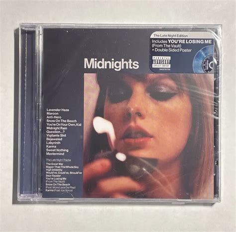 Taylor Swift Midnights Late Night Edition Cd Eras Tour New York