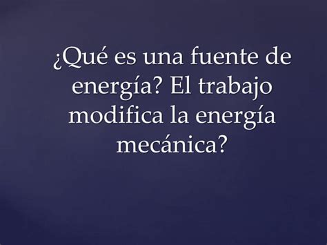 Fuerza Trabajo y Energía PPT