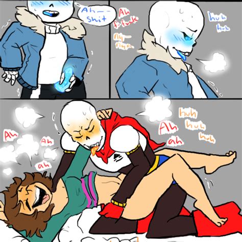 Rule 34 Blue Penis Comic Page Ectoplasm Frisk Masturbation Nsfwshamecave Papyrus Sans Tongue