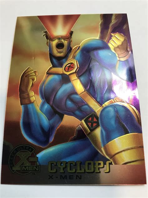 CYCLOPS 5 Card 1995 Fleer Ultra X Men Chromium NM M Base Kubert