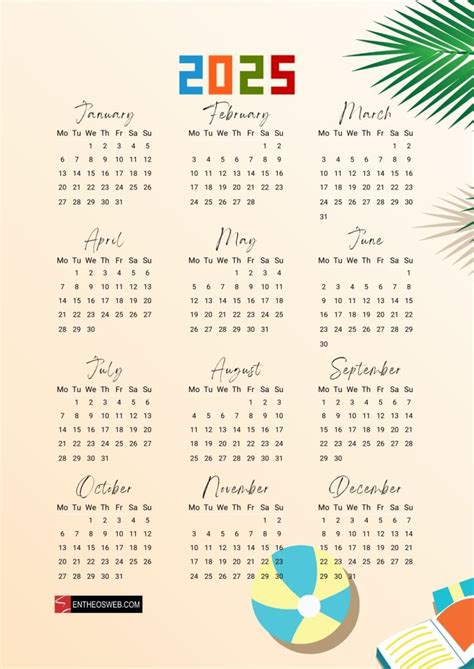 2025 Free Calendar Printable Pages Full Screen Dedra Evaleen