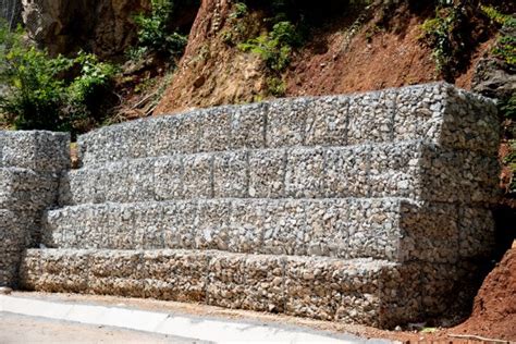 Gravity Retaining Walls Retaining Wall Solutions Gabion Basket