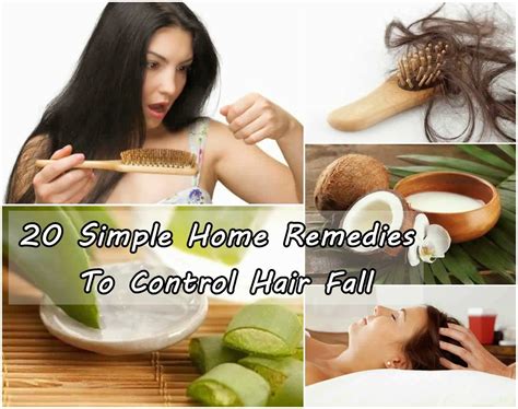 20 Simple Home Remedies To Control Hair Fall Handy Diy