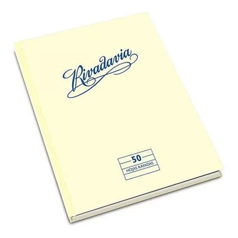 Cuaderno Rivadavia Tapa Dura Sin Forrar X 50 Hjs Rayado MercadoLibre