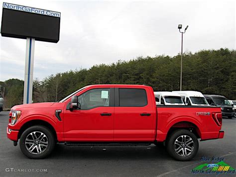 2021 Race Red Ford F150 Stx Supercrew 4x4 141030704 Photo 2 Car Color Galleries