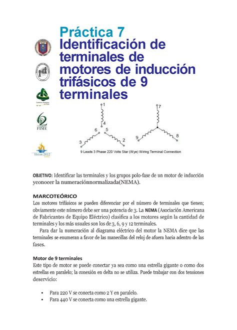 Parctica Lab Maquinas Pr Ctica Identificaci N De Terminales De