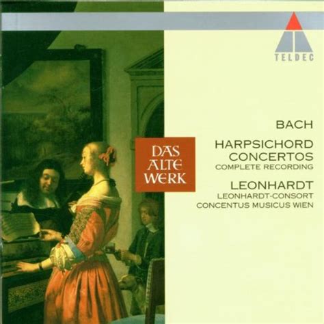 Cembalokonzerte Leonhardt Harnoncourt Cmw Bach Johann Sebastian