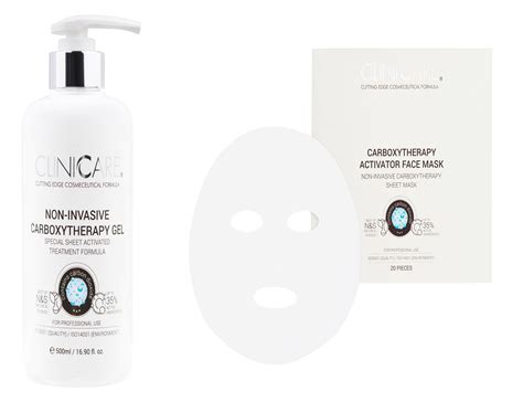 Non Invasive Carboxytherapy Gel And Activator Face Mask Cliniccare Usa