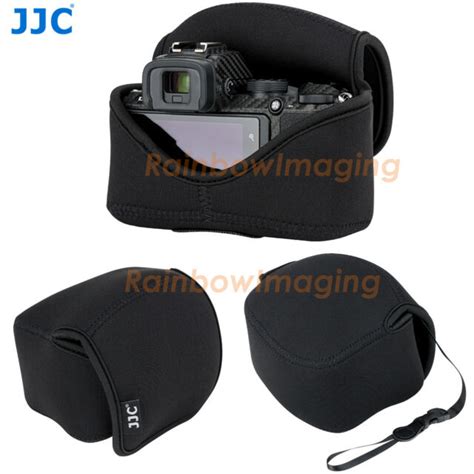 JJC Black Water Resistant Neoprene Pouch Case Bag For Nikon Z50 16