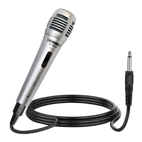 Dropship 5 Core Karaoke Microphone Dynamic Vocal Handheld Mic Pair