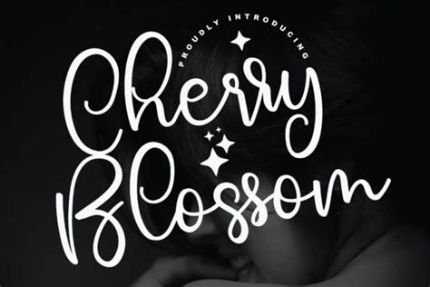 Cherry Blossom Font By Yanstudio · Creative Fabrica