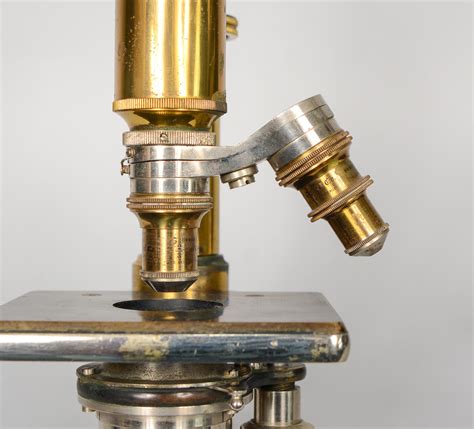 Antique Bausch And Lomb Brass Microscope At 1stdibs Bausch And Lomb