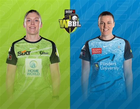 Sydney Thunder Women Vs Adelaide Strikers Women Match 48 Match Team