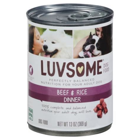 Luvsome® Beef & Rice Entree Wet Dog Food, 13 oz - Kroger