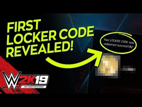 Wwe K First Locker Code Revealed Youtube