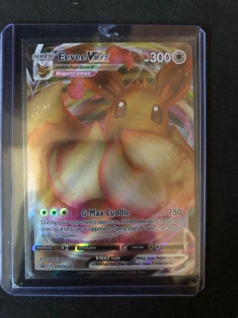 Mavin Pokémon TCG Eevee VMAX SWSH Black Star Promos SWSH087 Holo Promo