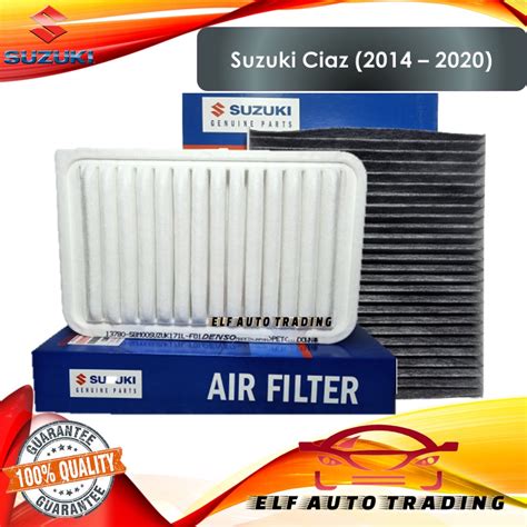 Combo Engine Air Filter And Charcoal Cabin Filter For Suzuki Ciaz 2014