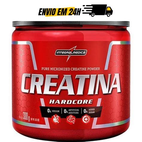 Creatina Hardcore 300g Pure Integralmedica Original Shopee Brasil