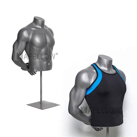 Sportman Torso Headless Sporting Muscular Male Half Body Mannequin Hef