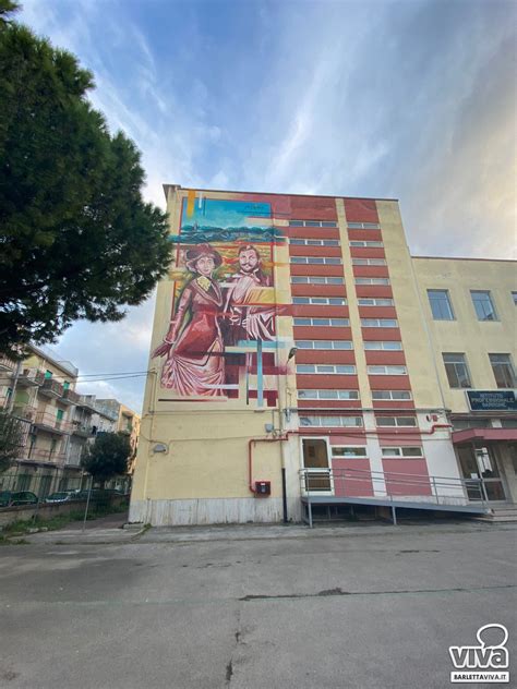 Il Garrone Di Barletta Si Colora Con Un Murale Dedicato Ai Coniugi De